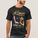 Search for queens are born in october tshirts Happy