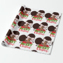 Search for afro wrapping paper Girl