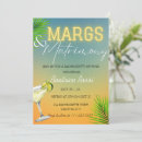 Search for margarita hens party invitations Margs and matrimony