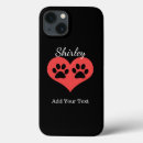 Search for heart paw iphone cases Animal lover