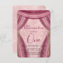 Search for burgundy 1st birthday invitations Turning one