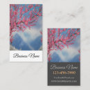 Search for cherry blossoms business cards Tree