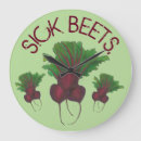 Search for funny kitchen clocks Red