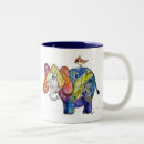 Search for whimsical elephant mugs Cartoon