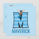 Search for moose birthday invitations Blue