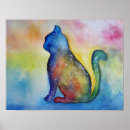 Search for cat watercolor posters Cats
