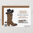 Search for cowboy gender reveal invitations Boots