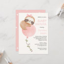 Search for sloth invitations Girly