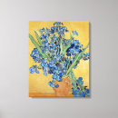 Search for blue flower canvas prints Vintage