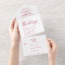 Search for elegant red wedding invitations Rsvp