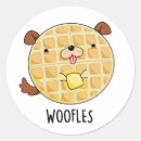 Search for waffles stickers Waffle pun
