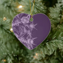 Search for lilac flower christmas tree decorations Purple