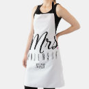 Search for modern wedding aprons Bride