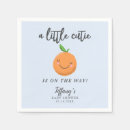 Search for clementine napkins Little cutie