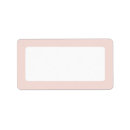 Search for borders labels Blush pink