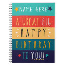 Search for happy birthday notebooks Celebration