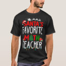 Search for christmas math tshirts Teacher