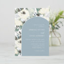 Search for steel blue wedding invitations Botanical