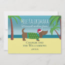 Search for weiner dog christmas cards Xmas