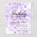 Search for purple white 50th birthday invitations Fifty