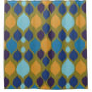 Search for retro atomic pattern shower curtains 1960s