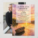 Search for fishing retirement party invitations Watercolor