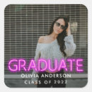 Search for pink and black graduation stickers Class of 2022
