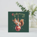 Search for squirrel christmas cards Snow