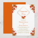 Search for orange engagement party invitations Fall