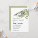 Search for christmas wedding invitations Watercolor