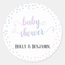 Search for baby shower stickers Boy or girl