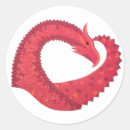 Search for red dragon stickers Heart