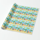 Search for surfing santa wrapping paper Tropical