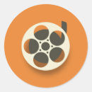Search for old movies stickers Vintage