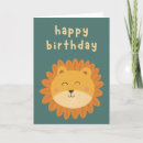 Search for funny lion birthday cards Wild