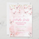 Search for pink butterfly invitations Watercolor