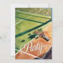 Search for tennis court invitations Racket