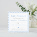 Search for blue plaid pattern invitations Simple