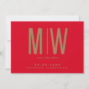Search for red gold save the dates Simple