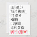Search for dirty birthday cards Naughty