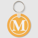 Search for orange key rings Monogrammed