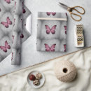 Search for vintage butterfly wrapping paper Damask