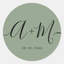 Search for monogrammed stickers Minimalist