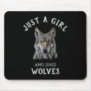 Search for wolf lover mousepads Wolves