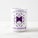 Search for purple ribbon mugs Lupus warrior