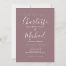 Search for mauve wedding invitations Modern