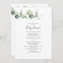 Search for eucalyptus baby shower invitations Botanical