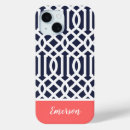 Search for coral and navy iphone cases Girly