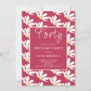 Search for white floral pattern invitations Chic