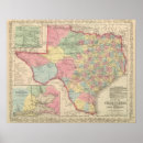 Search for texas counties map posters Shown